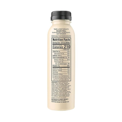 Remedy Organics Vanilla Dream Power 12-Pack | Plant Based MCT Oil Protein Shakes, Ready to Drink | USDA Organic, Vegan, Gluten Free, Dairy Free, Soy Free |12 Vanilla Dream Bottles
