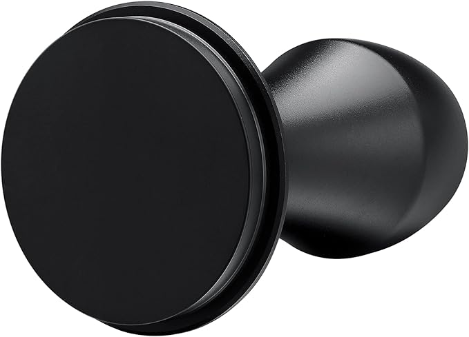 Normcore 58.5mm Espresso Coffee Tamper V4 - Spring Loaded Tamper With Titanium PVD Coating Flat Base -15lb / 25lb / 30lbs Replacement Springs