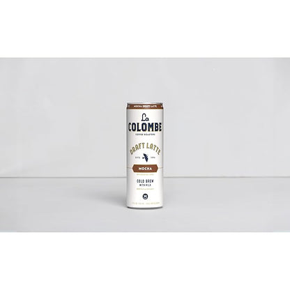 La Colombe Coffee, Mocha Draft Latte, 11 fl oz Cans (Pack of 12), Coffeehouse Quality Cold Brew, Specialty Grade Coffee Beans, Ready-to-Drink On-the-Go