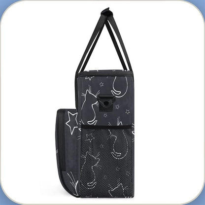 cfpolar Coffee Maker Storage Bag, Waterproof Travel Carrying Storage Tote Bag Organizer Case, Compatible with K-Mini or K-Mini Plus, And Suitable for Other Accessories， With Pockets for K-Cup Pods