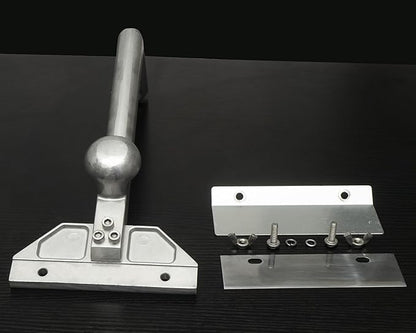 Professional Heavy Duty Grill Scraper for Flat Tops with Stainless Steel Scraper Blade, Flat Top Scraper for Griddle with Ergonomic Aluminum Handle, Ideal for Griddle, Outdoor Grill Cleaning