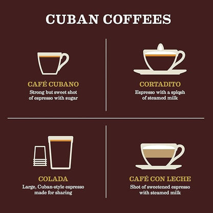 Gaviña Old Havana Espresso Whole Bean Coffee – Medium-Dark Roast, 100% Arabica, Nutty and Sweet Flavor, Great for Espresso Machines and Moka Pots, 32 oz Bag