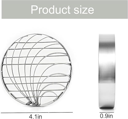 Concha Cutter Mexican Bread Mold - 4.1 Inch Stainless Steel, Two-Sided Concha Stamp for Pan Dulce, Premium Metal Bread Shape Cutter, Cortadora De Pan Mexicano