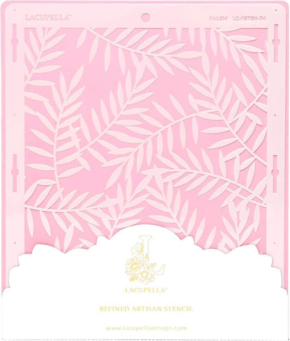 Cake Decorating Stencil for Tall Buttercream Cake, Royal Icing, Ganache, Paint, Airbrush (PALEM)