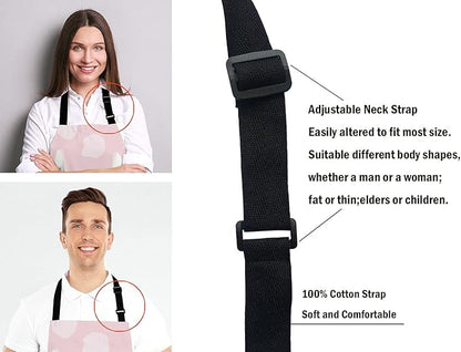 Llama with fun quote You are llamazing Bib Apron with Adjustable Neck for Men Women,Suitable for Home Kitchen Cooking Waitress Chef Grill Bistro Baking Apron