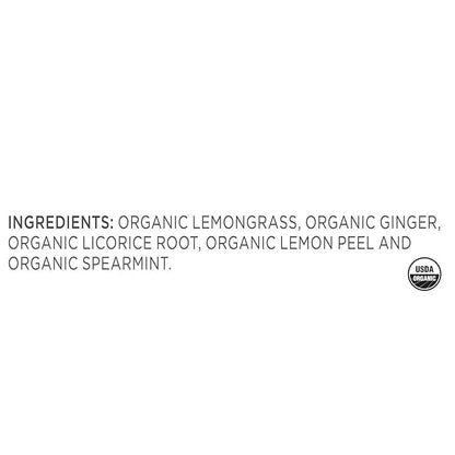 Tea Forte Ginger Lemongrass Premium Organic Loose Leaf Caffeine-Free Herbal Tea Blend Canister, Makes 35-50 Cups