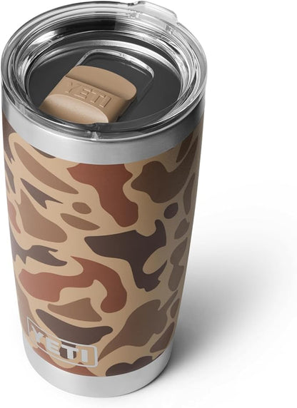 YETI Rambler 20 oz Stainless Steel Vacuum Insulated Tumbler w/MagSlider Lid