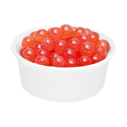 Tea Zone [1 Pound] Pomegranate Popping Pearls, Bursting Pearls for Teas, Shakes, Smoothies, Dessert Toppings