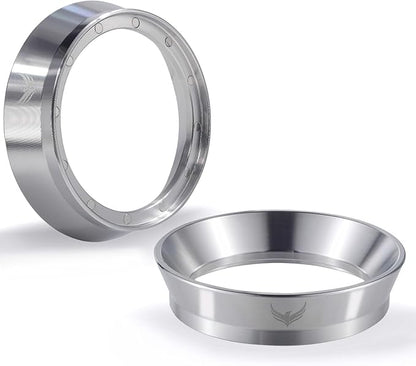 Stainless Steel 58mm Dosing Funnel and Espresso Puck Screen Set For 58 mm Portafilter