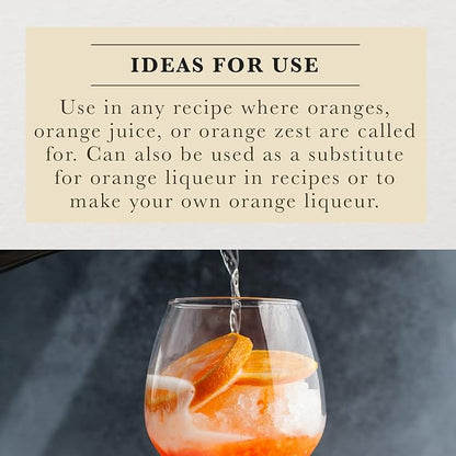 Cook's Pure Orange Extract From Florida Oranges | For Ice Cream, Cakes, Breads, Cookies and Drinks, 16 oz