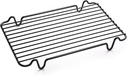 Roasting Rack,Heavy Duty Turkey Rack for Roasting Pan,Oven Roasting Rack Insert for Baking,Oven Cooking,Cooling and Grilling with Integrated Feet,Nonstick Coating,Dishwasher Safe(12"x 7.5")