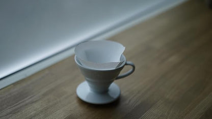 Hario V60 Paper Coffee Filter, Size 02, White, 40ct Box
