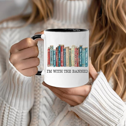 Gifts For Book Lovers, Book Lovers Gifts For Women, Book Themed Gifts for Teacher, Librarian Mug for Women, Christmas Gifts for Book Lovers Bookworm, Book Accessories, 11oz Coffee Mug