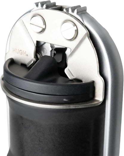 LEVERPRESSO V4 Portable Lever Espresso Maker – Manual Espresso Machine with 51mm Ridgeless Filter Basket, Double Shot, Non-Pressurized, Perfect for Camping & Travel – by HUGH (Pressurized Filter)