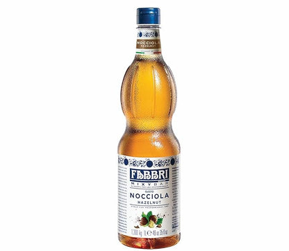 Fabbri Flavoring Syrup, Hazelnut, Made in Italy, 33.8 Ounce (1 Liter)