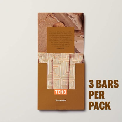 TCHO Aww Nuts! 75% Dark Chocolate Bars (10 pack) | Plant Based, Organic & Fair Trade, | Non GMO, Non-Dairy, Vegan Chocolate, Soy Free (2.5oz each)