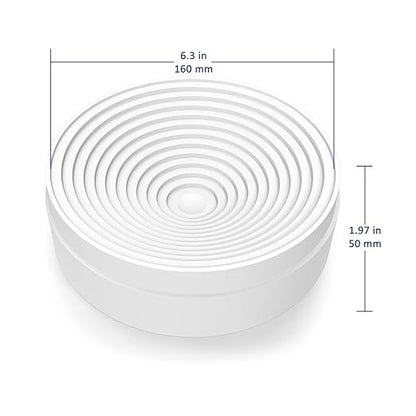 Labasics Plastic Flask Stand, Stackable Polypropylene Round Bottom Flask Stand Flask Holder for Round Bottom Flasks up to 10 L, 160 mm