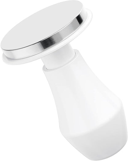 Normcore 58mm Espresso Tamper V4, Spring Loaded Coffee Tamper With Stainless Steel Flat Base Fits 58mm Standard Baskets, 15lb / 25lb / 30lbs Replacement Springs, Non-stick coating White