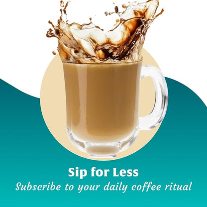 FlavCity Café Salted Caramel Macchiato - Flavored Instant Coffee Powder Mix with Grass-Fed Whole Milk - Instant Latte Made from Real Ingredients - All In One, Just Add Water (20 Servings)
