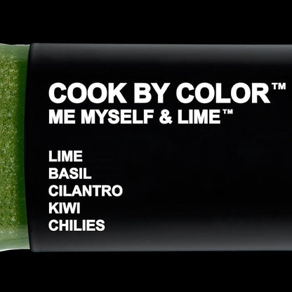 Cook by Color: Me, Myself & Lime, Flavored Organic Agave Syrup Liquid Sweetener, Light Agave Nectar for Cocktails, Teas, Coffee, Smoothies & Cooking, Vegan, Low Carb, 350 ml Bottle, 11.8 fl oz