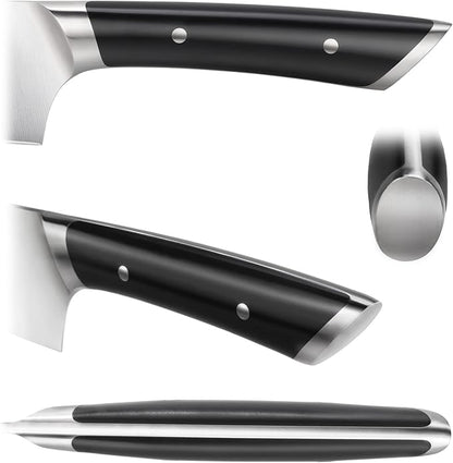 Cangshan HELENA Series German Steel Forged 2-Piece Carving Set (Black)