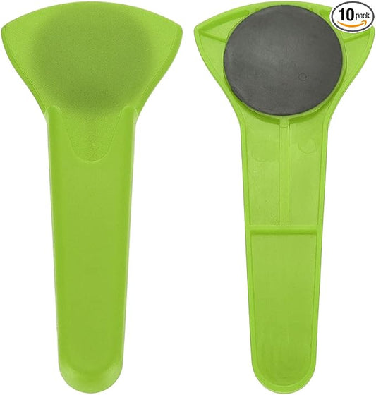uxcell 2 Pcs Magnetic Scissor Holder, 7.48" x 3.46" Plastic Scissors Cover Durable Waterproof Protector Portable with Round Magnetic Absorber for Kitchen Shears, Green