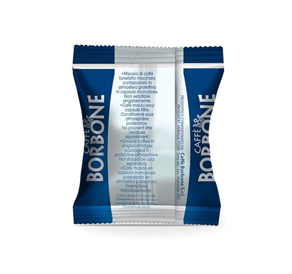 Caffè Borbone Coffee Capsules, Blue Blend, Medium Roast, 50 Count, Compatible with Nespresso, Made in Italy