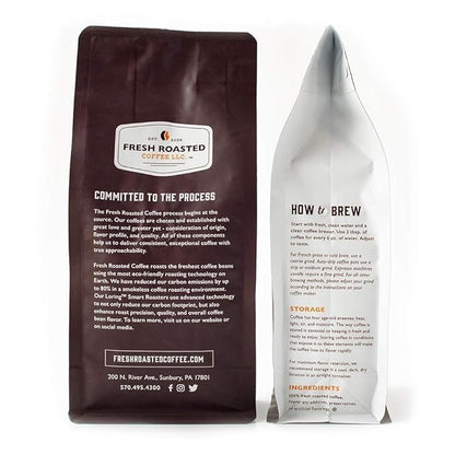 Fresh Roasted Coffee, Organic Dominican Republic | USDA Organic, Direct Trade, Kosher | Medium Roast 12 oz Ground