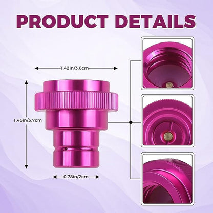CO2 Quick Adapter for Soda Water Bubbler Compatible with DUO/Terra/Art Sparkling Water Maker, Soda Maker adapter Accessories, Purple