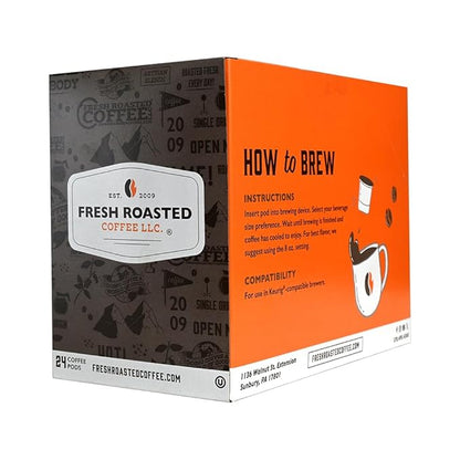 Fresh Roasted Coffee, Octane Italian Dark Roast, Artisan Blend, 72 Pods for K Cup Brewers