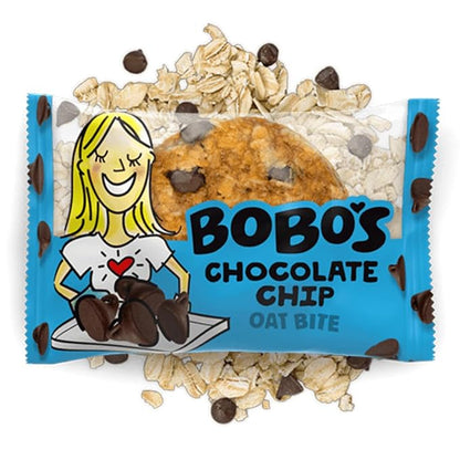 Bobo's Oat Bites Stuff'd Variety Pack (Strawberry, Original Chocolate Chip, and Apple Pie), Pack of 30 (1.3 oz Bites), Gluten Free Whole Grain Rolled Oats