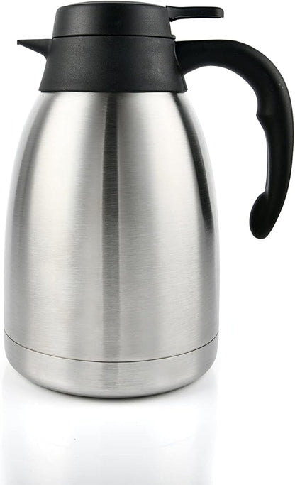Heritage66 Thermal Coffee Carafe -Triple Wall Vacuum insulated Flask- keeping Beverages Hot for 12 hours /24 hours cold Tea, Water, and Coffee Dispenser (1.5 Liter/50 Oz)