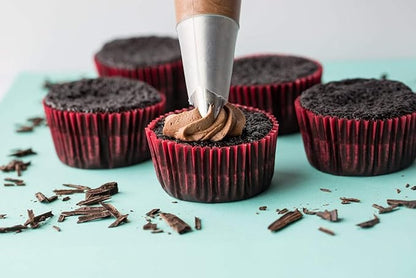 LillyBean Gluten Free Chocolate Cupcake Mix with No Artificial Colors - Dairy and Soy Free, Vegan - Makes Delicious Desserts - Cakes, Donuts, Cake Pops - 13 oz