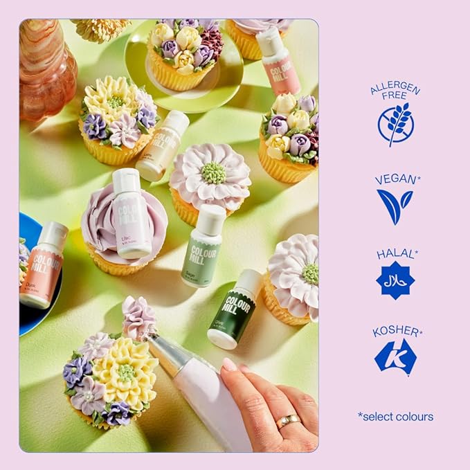 Colour Mill Oil-Based Food Coloring, 20 Milliliters Yellow