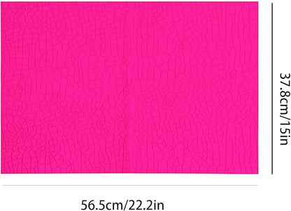 GROWTAIL Cake Fondant Impression Mat, Impression Lace Mold Fondant Cake Decorarting Tools-Spring Bloom/Spiricle/Crocodile Alligator Pattern (Crocodile Alligator Pattern)