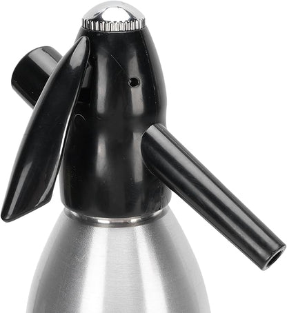 MAVIS LAVEN Portable Soda Maker, 1L Sparkling Water Machine Carbonated Drink Maker for Home Bar Outdoor with Aluminum Soda Siphon Easy to Carry