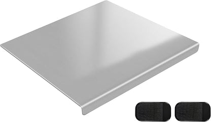 304 Stainless Steel Cutting Board with 2 Pack Non-Slip Mats, Yoposeo Heavy Duty Baking Cutting Chopping Boards for Kitchen, Meat, Fruits, Vegetables, Bread and Baking (19.7" X 15.7"/ 50 X 40cm)