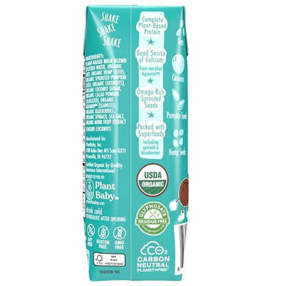 Kiki Milk Plant Based Milk - The Starter Kit - 2x Chocolate Milk 8oz & 2x Organic Original Kiki Milk 8oz - Calcium & Magnesium Source - Gluten, Gum, GMO, Dairy, Soy & Glyphosate Free - Shelf Stable