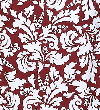 Yourtablecloth Set of Oven Mitt and Pot Holder or Oven Gloves-100% Cotton, High Heat Resistance, Superior Protection & Comfort–Elegant Design-Machine Washable-BlackBerry
