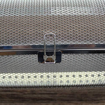 Falytemow Stainless Steel Rotisserie Grill Roaster Drum Oven Basket Oven Roast Baking Rotary for Peanut Dried Nut Coffee Beans BBQ 5.51 x 10.43 inch