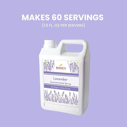 Bossen Concentrated Syrup_5.5 lb (Lavender)