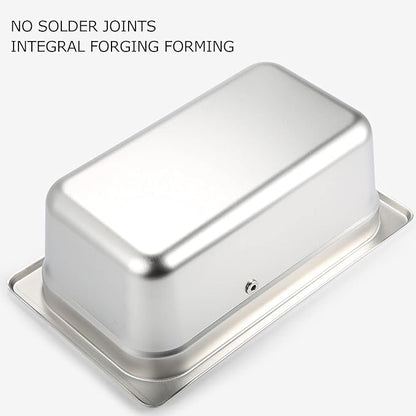 Yosoo Coffee Knock Box, Large Coffee Knock Box Stainless Steel Coffee Grounds Container Bucket Waste Bin(01)