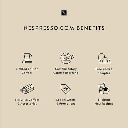 Nespresso Vertuo Pop+ Coffee and Espresso Maker by De'Longhi, Samra Origins by The Weeknd Vertuo Buna Yellow Aeroccino3 milk frother