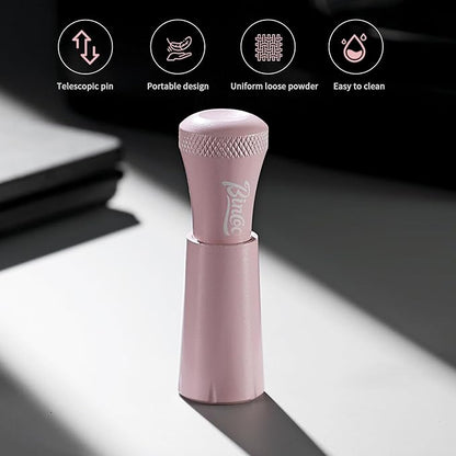WDT Espresso Distribution Tool - Espresso Stirrer Tool For Barista, Espresso Tamper With Stainless Steel Retractable Needles (PINK)