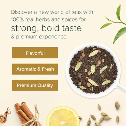 VAHDAM, Assorted Loose Leaf Tea Gift Set (10 Flavors) Gift Ideas for Women & Men | Herbal Tea, Green Tea, Chai Tea & Black Tea Sampler| Non-GMO, Gluten Free | Gifts for Him/Her