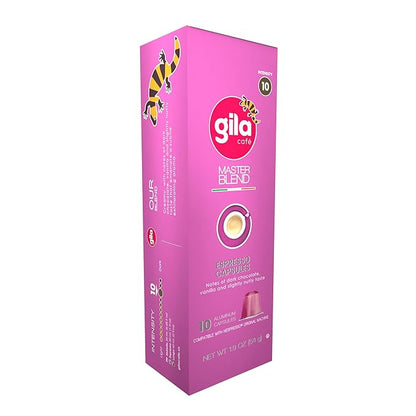 GILA Cafe Mexico aluminum coffee capsules compatible with Nespresso Original Machines