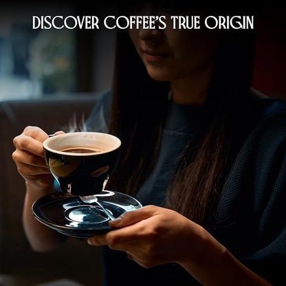 Colombia Ground Coffee, Single Origin Medium-Light Roast Coffee with Lemongrass, Tangerine & Floral Aromatic Notes, Colombian Specialty 12oz Bag, Suitable for Coffee Enthusiasts