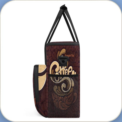 Funny Coffee Coffee Maker Carring Bag Coffee Cafe Travel Carrying Storage Tote Bag Compatible with Keurig K-Mini or K-Mini Plus Portable Single Serve Coffee Brewer Case with Pockets for K-cup Pods