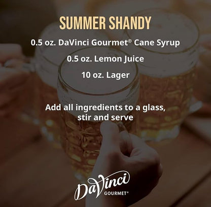 DaVinci Gourmet Classic Cane Sugar Syrup, 25.4 Fluid Ounces (Pack of 1)