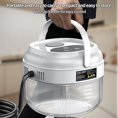 Handheld Steam Cleaner,Portable High-Pressure Steam Cleaner with Smart Touch Screen, Steam Cleaner for Home Cleaning of Bathroom,Furniture,Car, Shower,Kitchen, and Toys